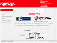 Tablet Screenshot of korwex.pl